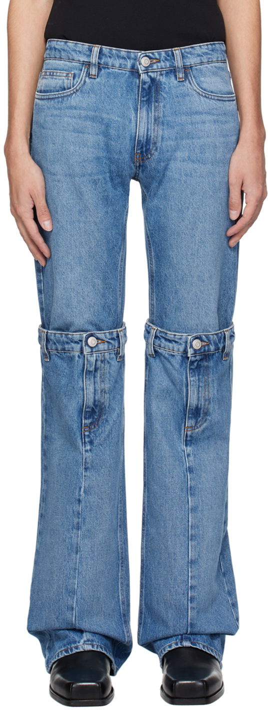 Jeans Coperni Coperni Open Knee Jeans Blå | COPP55202CMEN