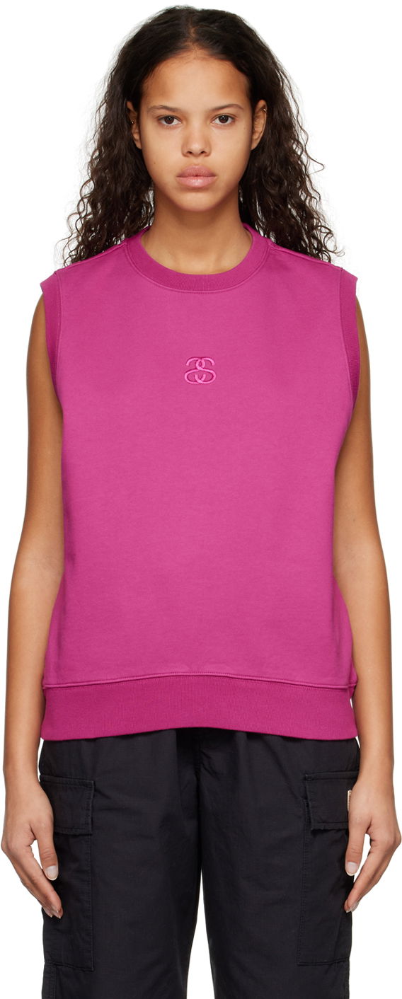 Sweater Stüssy SS-Link Vest Lyserød | 118518, 0