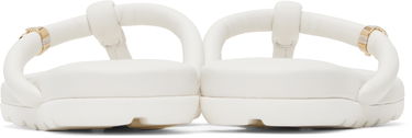 Badetøj Gianvito Rossi Gianvito Rossi Fiji Nappa Sandals Hvid | G10041-05GOM-NAP, 1