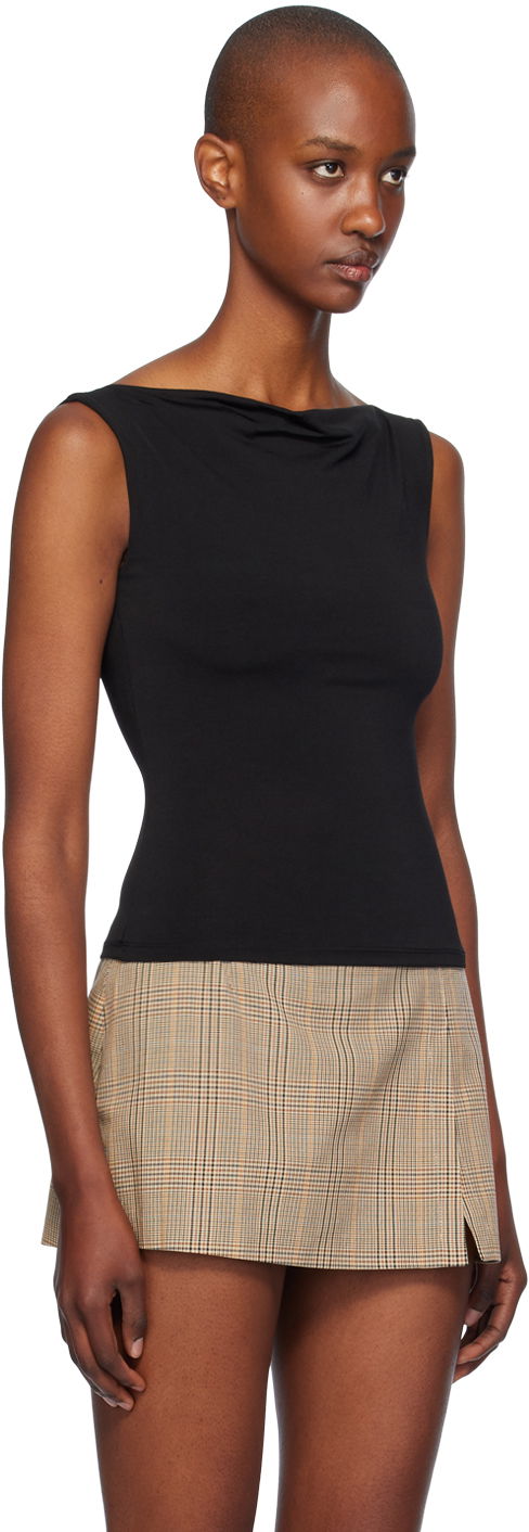 Nederdel Miaou Miaou Lani Cowl Neck Tank Top Beige | 7114VISBLK, 1