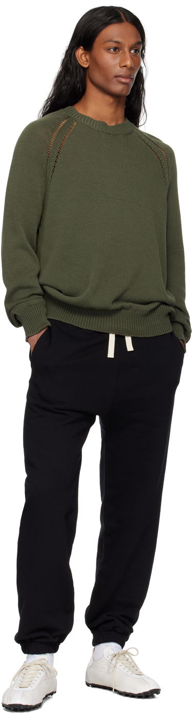 Joggingbukser Jil Sander Jil Sander Embroidered Logo Sweatpants Sort | J47KA0282_J20039, 3