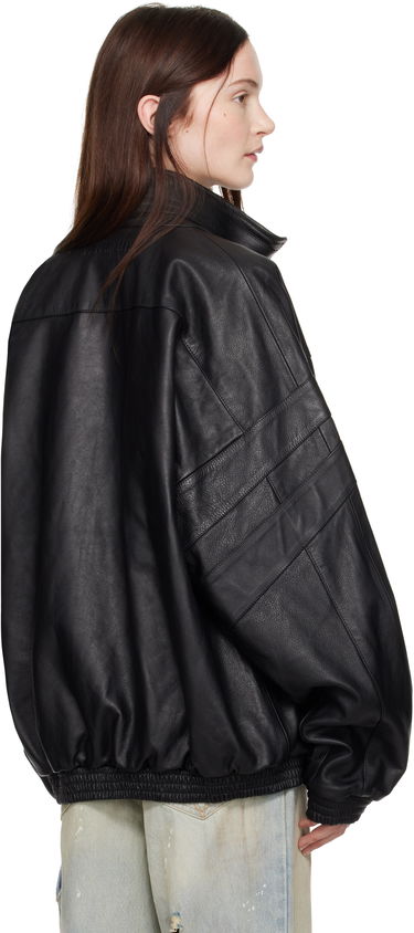 Bomberjakke VETEMENTS Vetements Tracksuit Leather Jacket Sort | UA66JA280B, 2