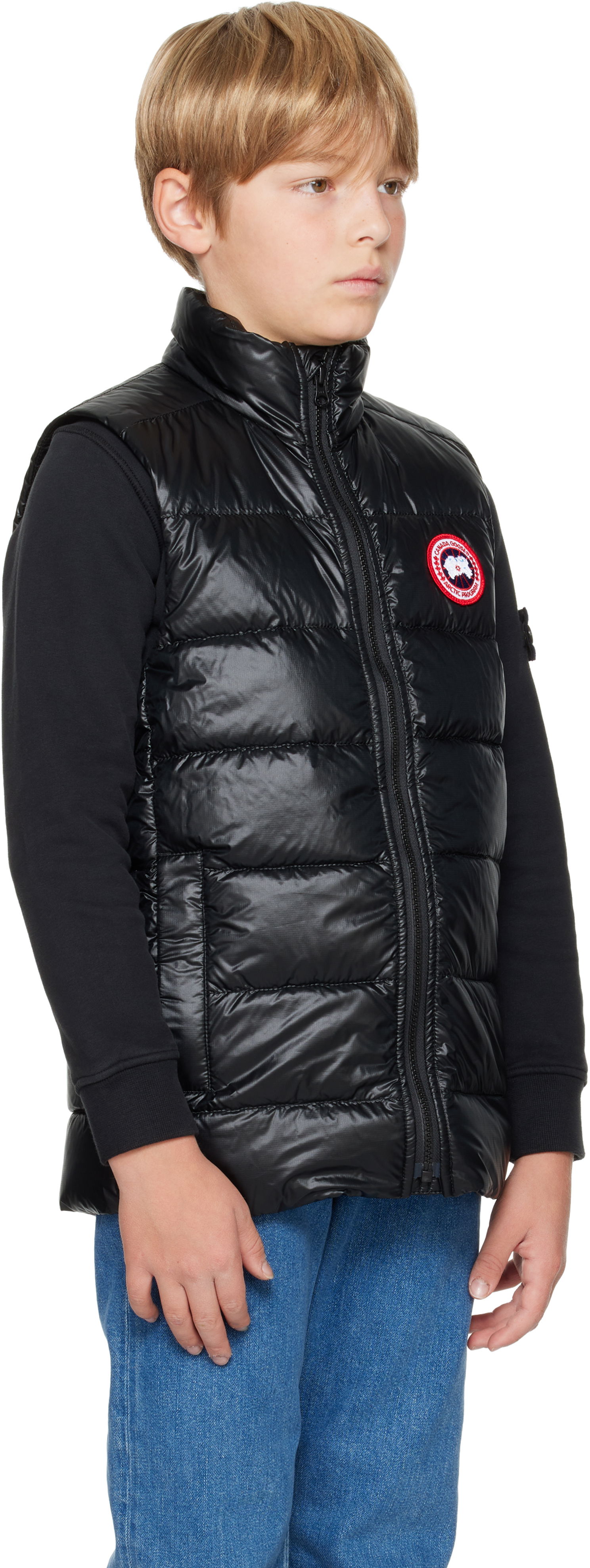 Vest Canada Goose Kids' Crofton Down Vest Sort | 5472Y, 1