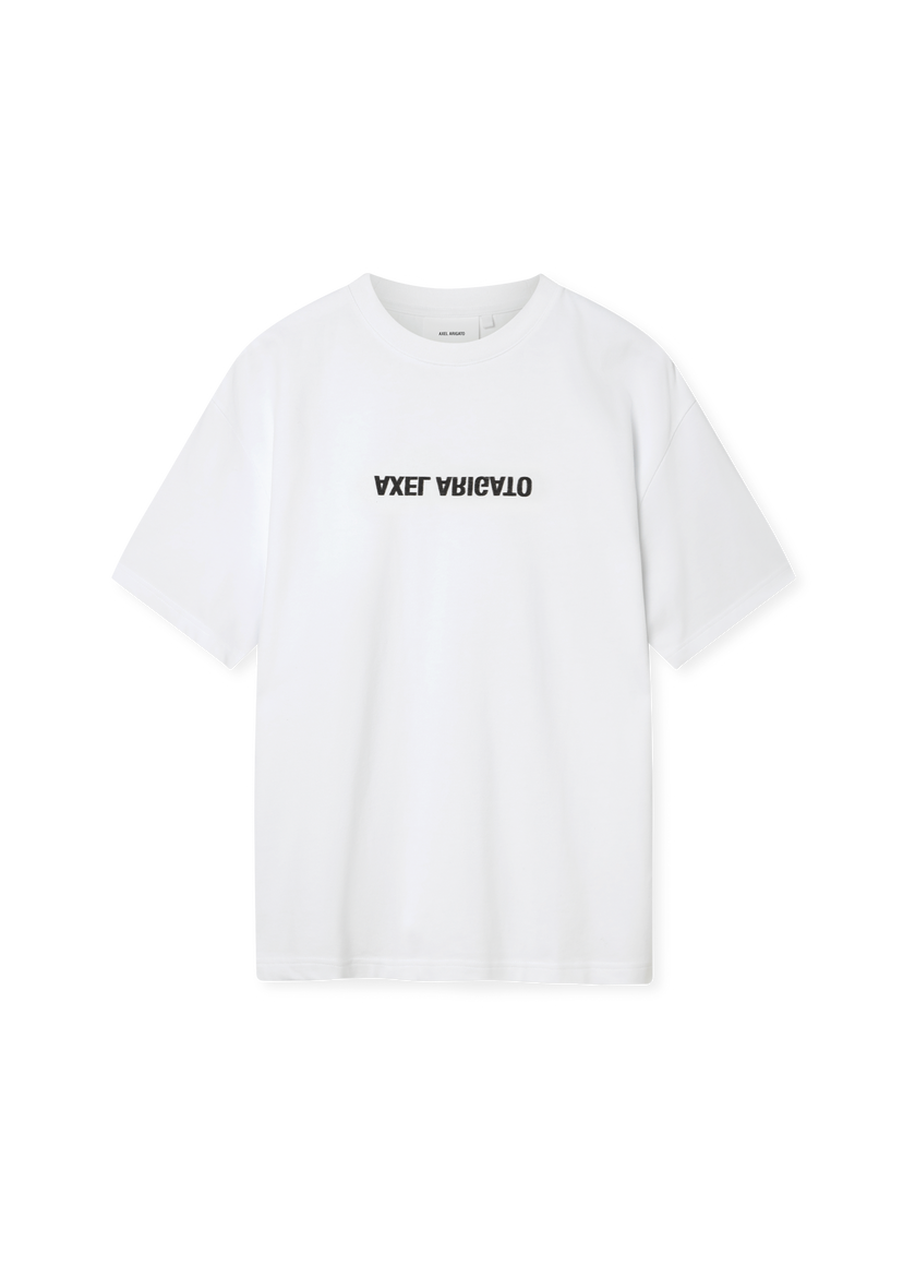 T-shirt AXEL ARIGATO Distort Graphic Print T-Shirt Hvid | A3118001