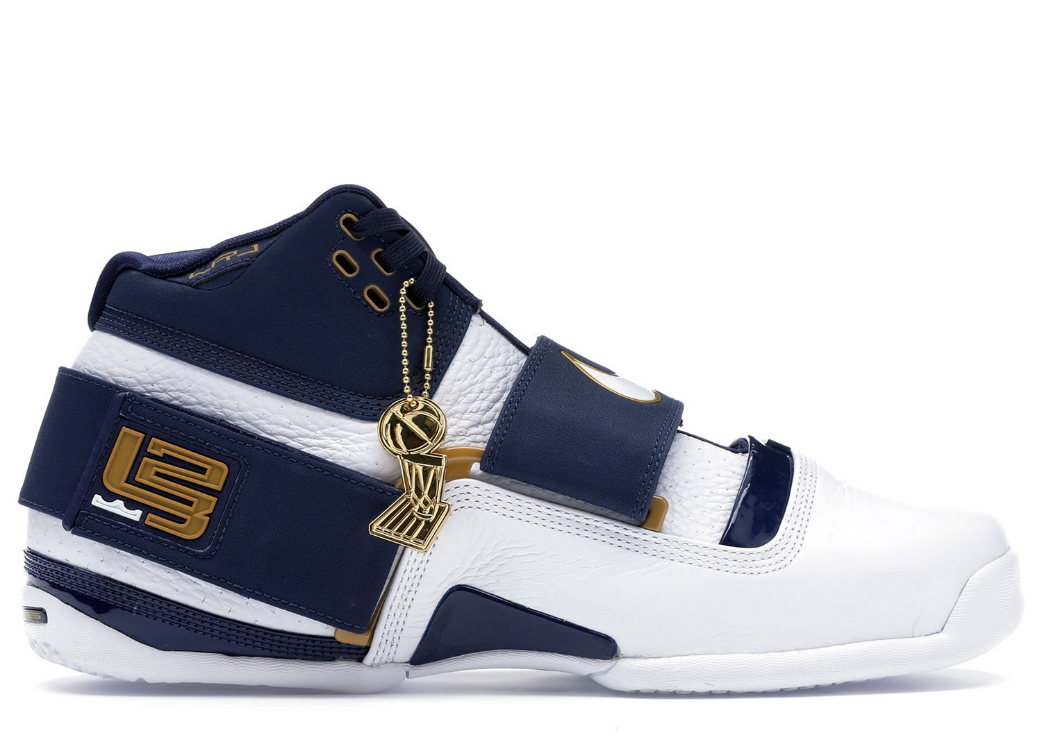 Sneakers og sko Nike LeBron Zoom Soldier 1 Think 16 (25 Straight) Mørkeblå | AO2088-400, 0
