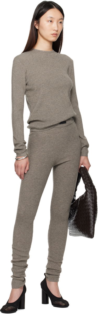 T-shirt Fear of God Fear of God ESSENTIALS Soft Rib Long Sleeve T-Shirt Grå | 192SP257803FW, 3
