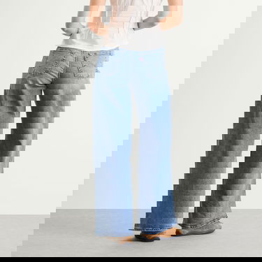 Jeans Levi's 728 High Rise Wide Leg Jeans 28" Blå | 0039B-0002, 3