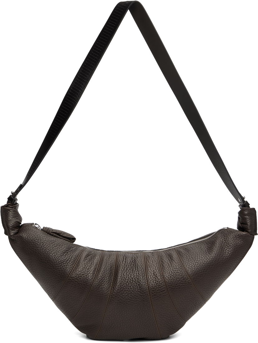 Taljetaske LEMAIRE Lemaire Rail Belt Croissant Bag Brun | BG0171 LL0137