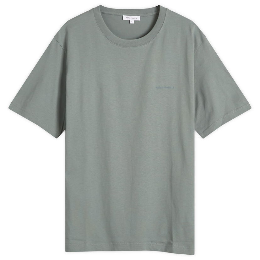 T-shirt NORSE PROJECTS Norse Projects Johannes Logo T-Shirt, Size Large Grøn | N01-0684-7051