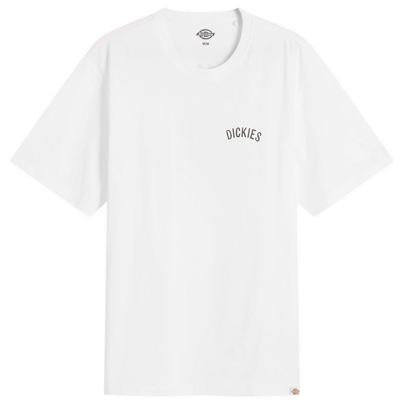 T-shirt Dickies Dickies Arch Logo T-Shirt Hvid | DK0A4Z990WH1-500