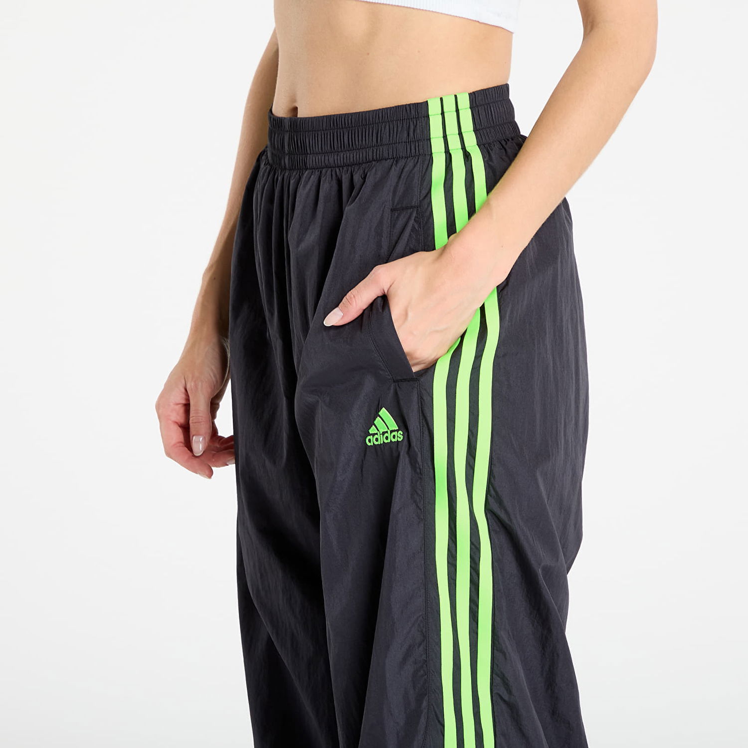 Joggingbukser adidas Originals Teamgeist Adicolor Oversized Track Pants Sort | JZ8258, 1