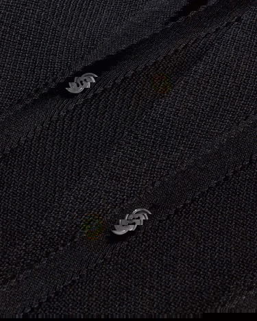 Sweater Comme des Garçons Double Layered Wool Cardigan Sort | PP-N007-W25 1, 4