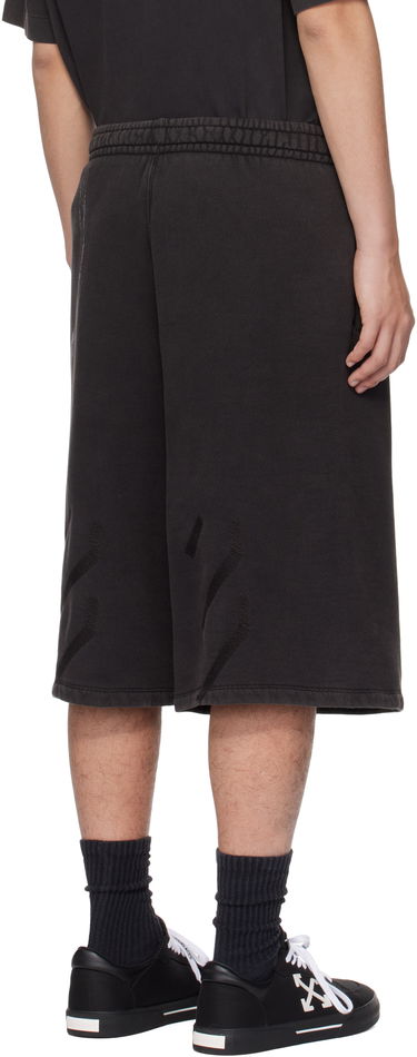Shorts Off-White Gray S.Matthew Shorts Sort | OMCI016C99FLE0011077, 2