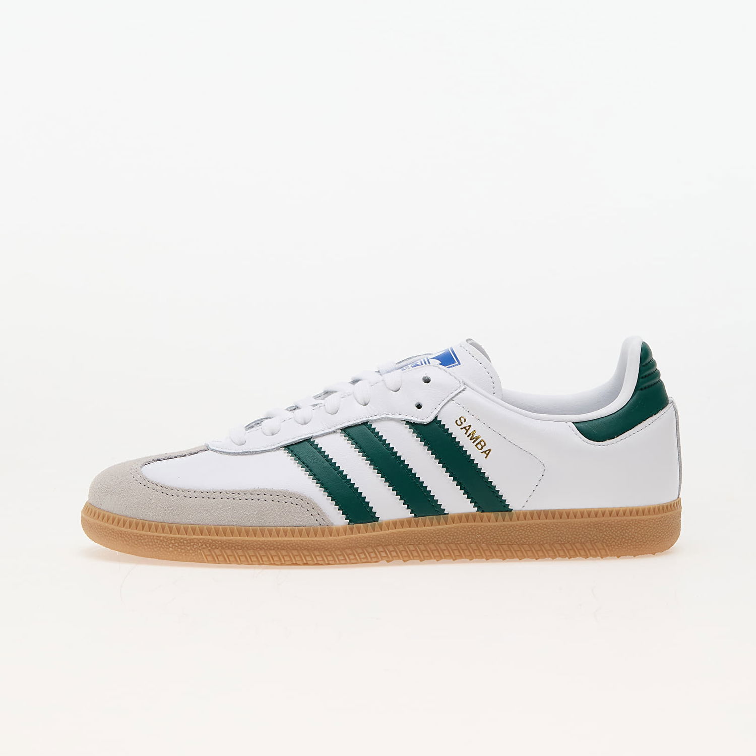 Sneakers og sko adidas Originals adidas Samba Og Ftw White/ Collegiate Green/ Gum Hvid | IE3437, 0