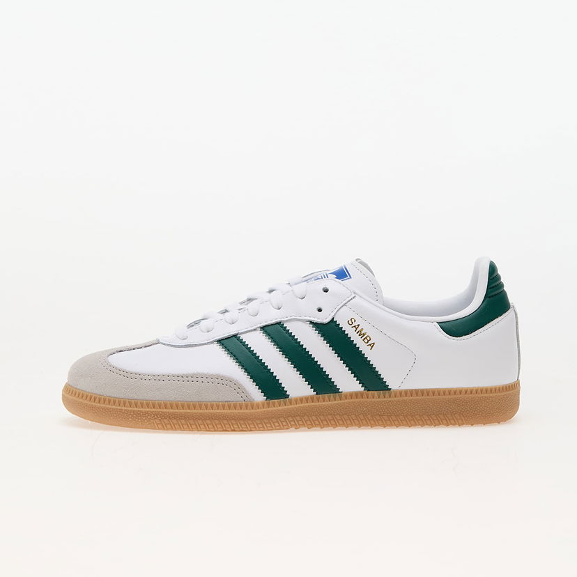 Sneakers og sko adidas Originals adidas Samba Og Ftw White/ Collegiate Green/ Gum Hvid | IE3437