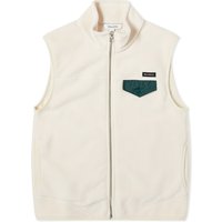 Vest Sporty & Rich Zipped Polar Fleece Vest Beige | JAAW2334CR-NEU, 1