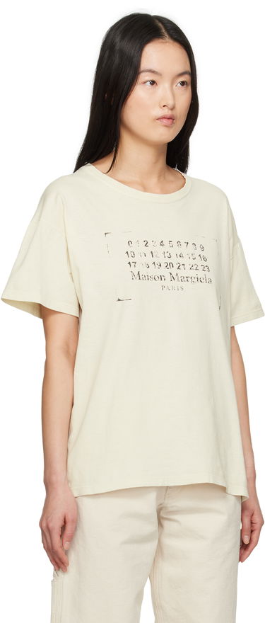 T-shirt Maison Margiela Maison Margiela Stamp Logo T-Shirt Sort | S51GC0534 S24575, 4