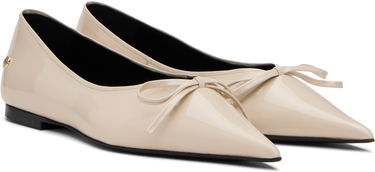 Sneakers og sko Anine Bing Anine Bing Hilda Ballerina Flats Beige | A-14-11099-IVY17, 3