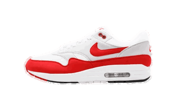 Sneakers og sko Nike Air Max 1 Anniversary Red (2017/2018 Restock Pair) Rød | 908375-103, 0