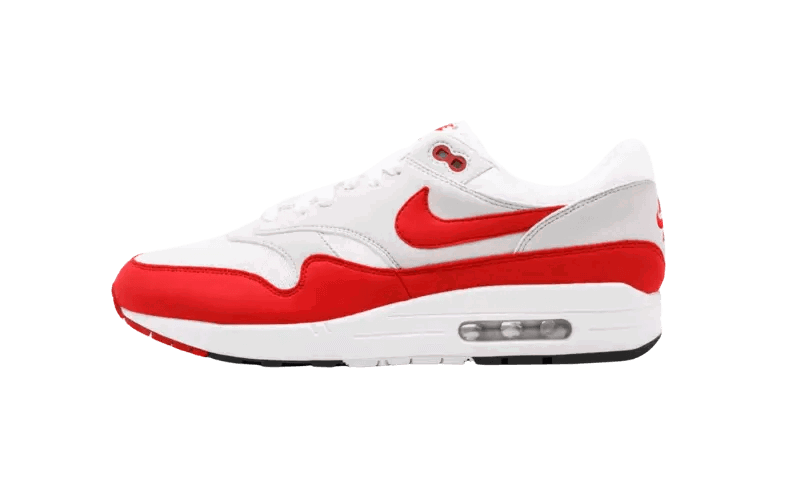 Sneakers og sko Nike Air Max 1 Anniversary Red (2017/2018 Restock Pair) Rød | 908375-103