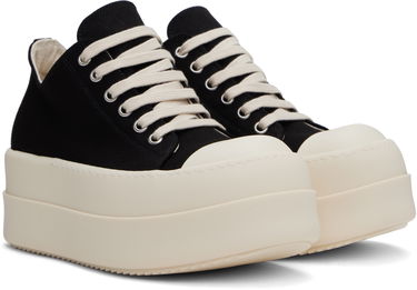 Sneakers og sko Rick Owens Rick Owens DRKSHDW Hollywood Double Bumper Low Sort | DS01E3832 DO, 3