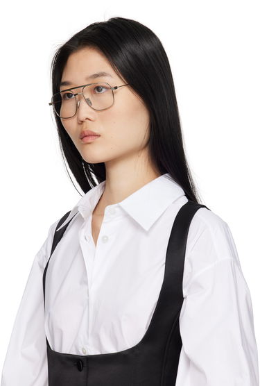 Solbriller Givenchy Metal Navigator Frame Eyeglasses Metalisk | GV50038U 192337139178, 3