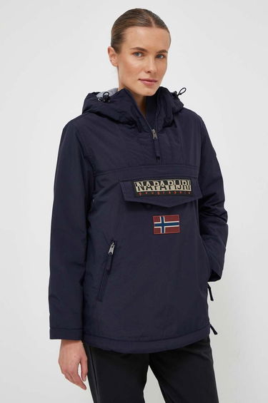 Vindjakke Napapijri Overhead Anorak Jacket Mørkeblå | NP0A4GM61761, 0