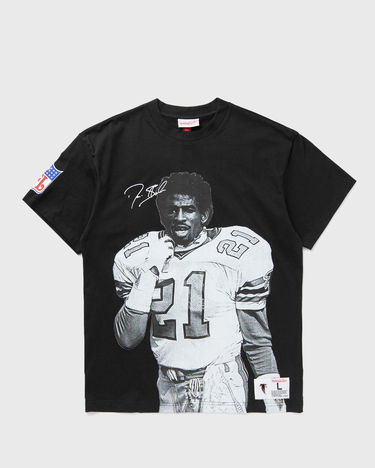 T-shirt Mitchell & Ness Atlanta Falcons Deion Sanders #21 Vintage Logo Ultimate Player T-Shirt Sort | NN8097-AFABLCK, 0