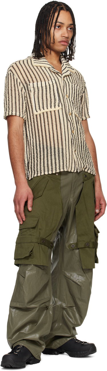 Skjorte Andersson Bell Andersson Bell Sheer Knit Striped Shirt Beige | atb1235m, 3