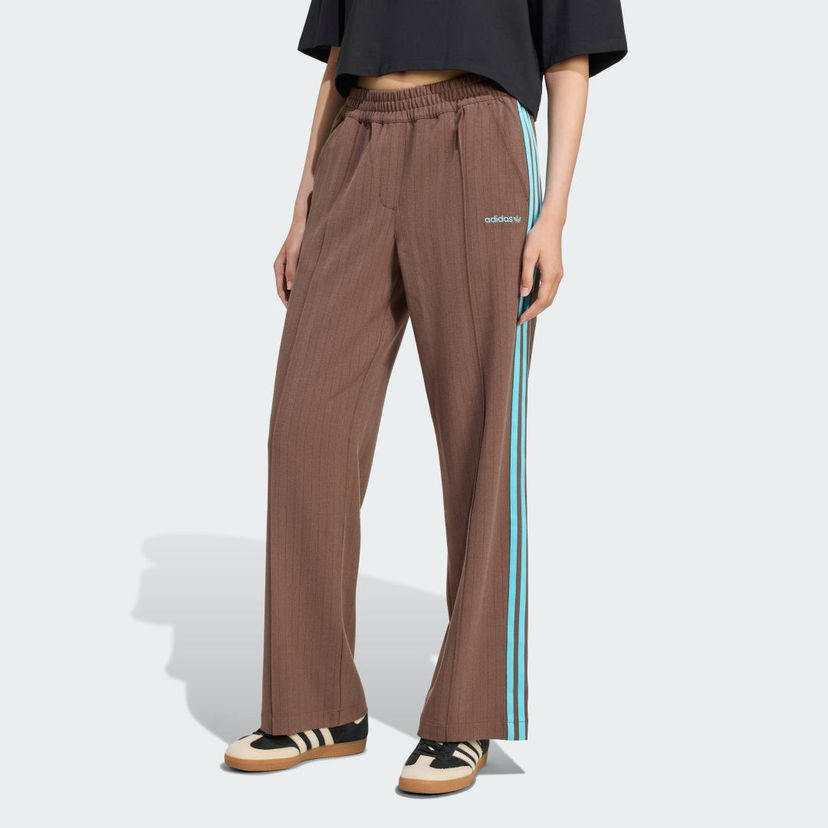 Bukser adidas Performance Pinstripe Track Pants Brun | JX5308