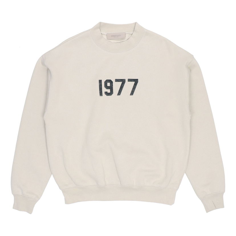 Sweater Fear of God Essentials SS22 Crew Neck Sweatshirt Beige | FOG-SS22-214