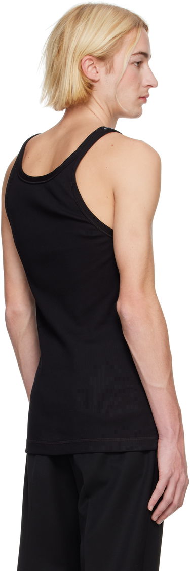 Tanktop Dolce & Gabbana Logo Patch Tank Top Sort | G8PA8ZG7N4G, 2