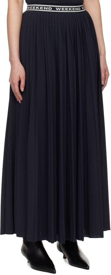 Nederdel Max Mara Weekend Max Mara Bleu Pleated Maxi Skirt Beige | 2515771031600, 4