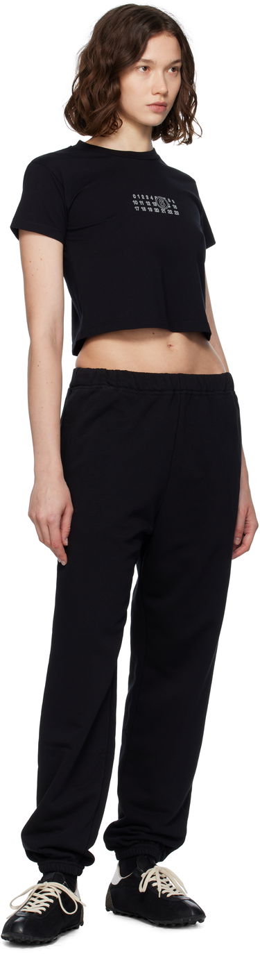 Crop top Maison Margiela MM6 Maison Margiela Cropped T-Shirt Sort | S52GC0352 S24312, 3
