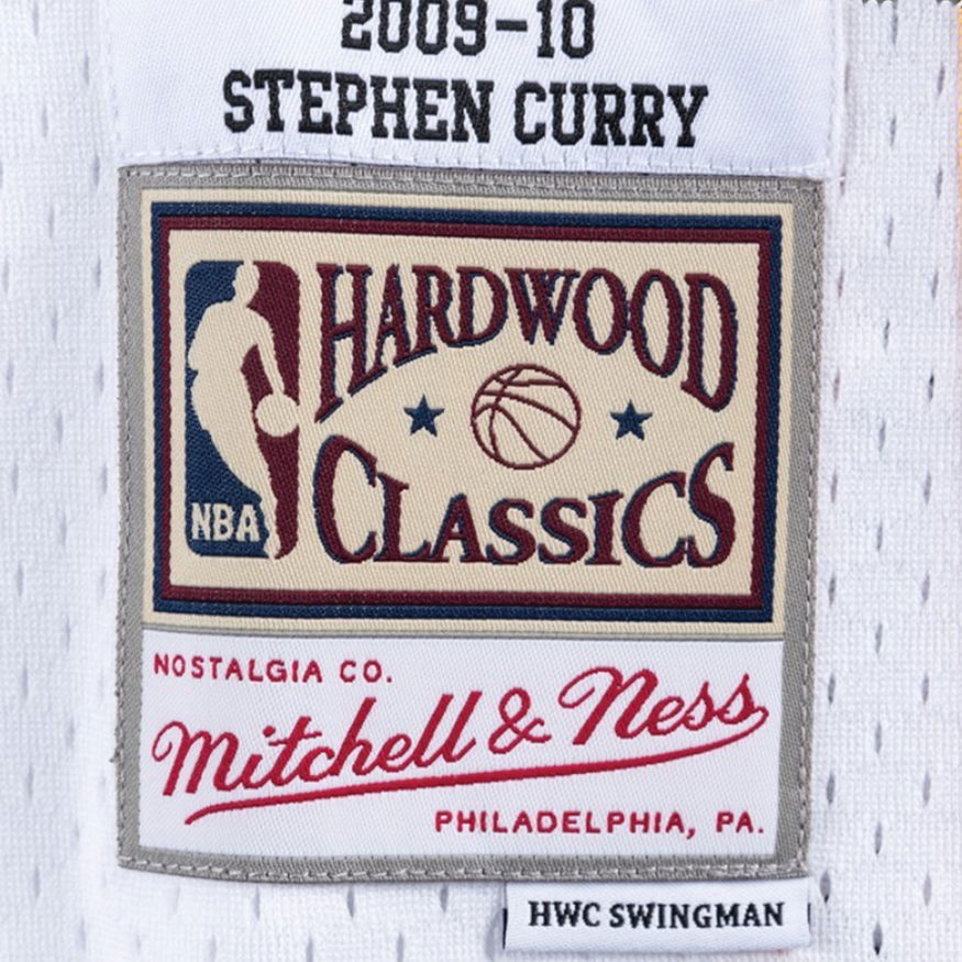 Jersey Mitchell & Ness Golden State Warriors Stephen Curry Swingman Jersey Hvid | SMJYGS18169-GSWWHIT09SCU, 1