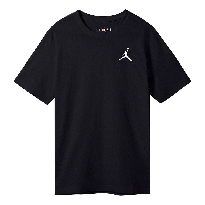 T-shirt Jordan Jordan Jumpman Logo Embroidered T-Shirt Sort | DC7486-010