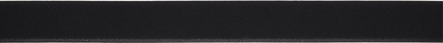Bælter BOSS BOSS Pebble Grained Leather Belt Sort | 50537168, 1