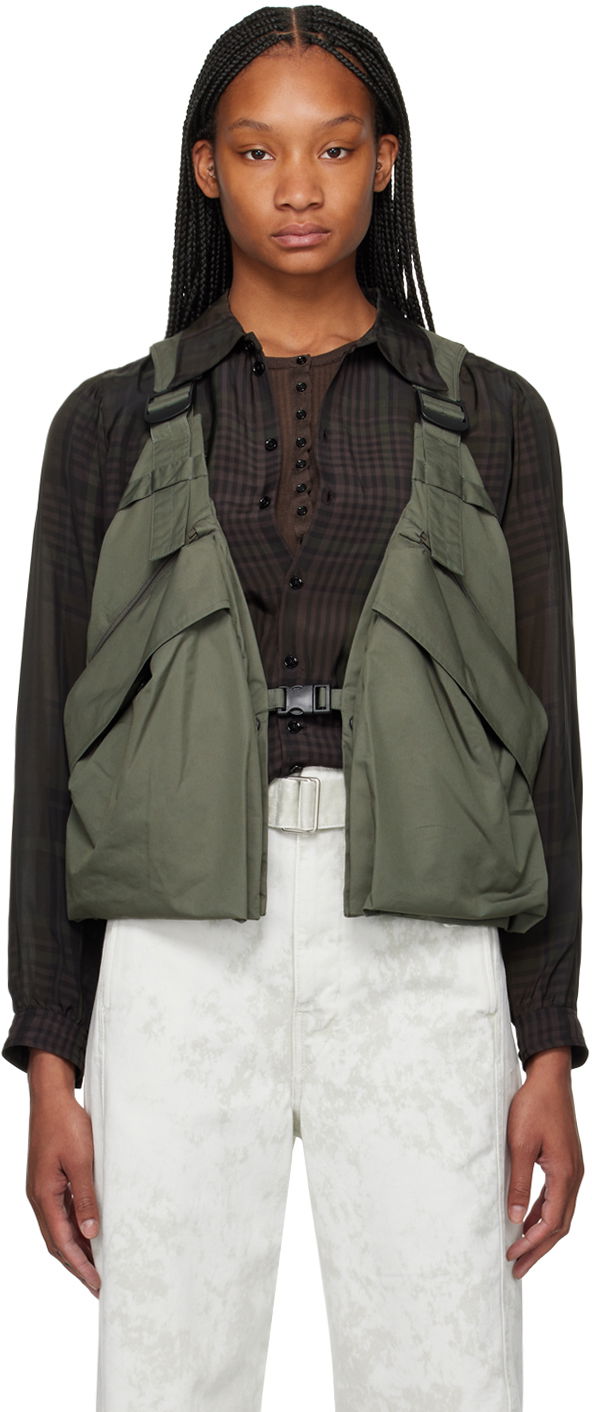 Vest LEMAIRE Utility Vest Grøn | OW1078 LF1226