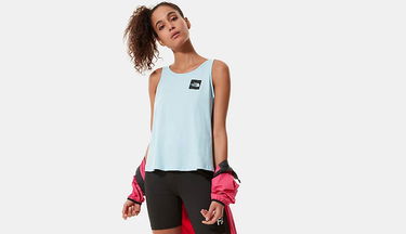 Tanktop The North Face Fine Tank Angel Falls Blå | NF0A4SYBJH5, 3