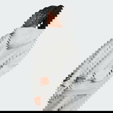 Sweatshirt adidas Performance 3-Stripes Hoodie with Drawstring Grå | JE0181, 1