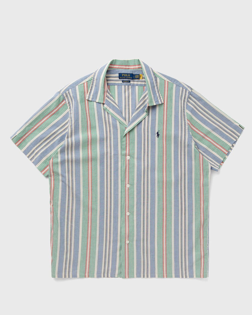 Skjorte Polo by Ralph Lauren Ralph Lauren Striped Camp Collar Shirt XXL Flerfarvet | 710965813002