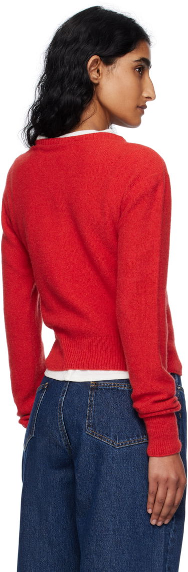 Sweater Baserange Baserange Tier Cardigan Rød | PUTC-RC-AU25, 2