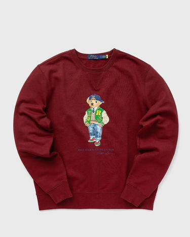Sweatshirt Polo by Ralph Lauren LONG SLEEVE SWEATSHIRT Bourgogne | 710953718001, 0