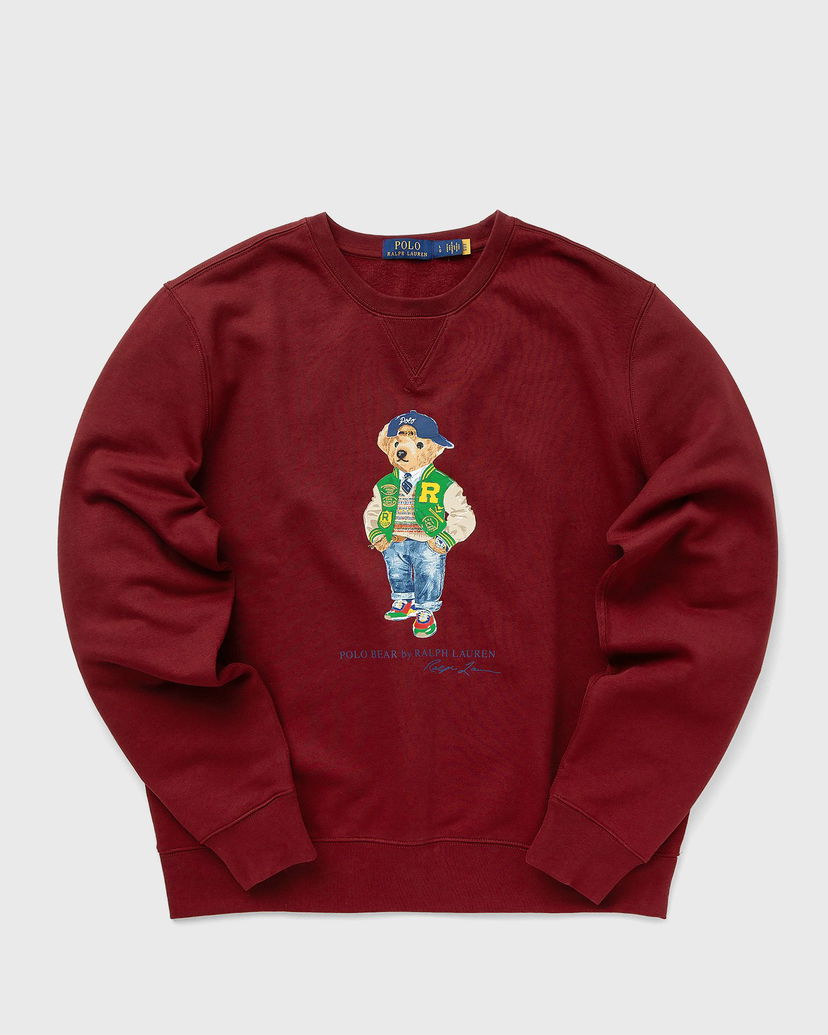 Sweatshirt Polo by Ralph Lauren LONG SLEEVE SWEATSHIRT Bourgogne | 710953718001