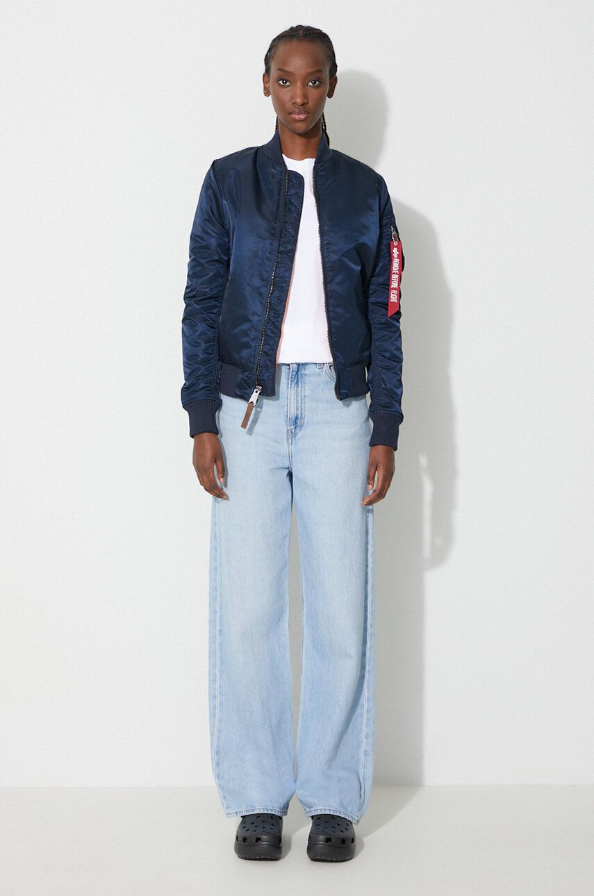 Bomberjakke Alpha Industries Bomber Jacket Blå | 133009.07, 1