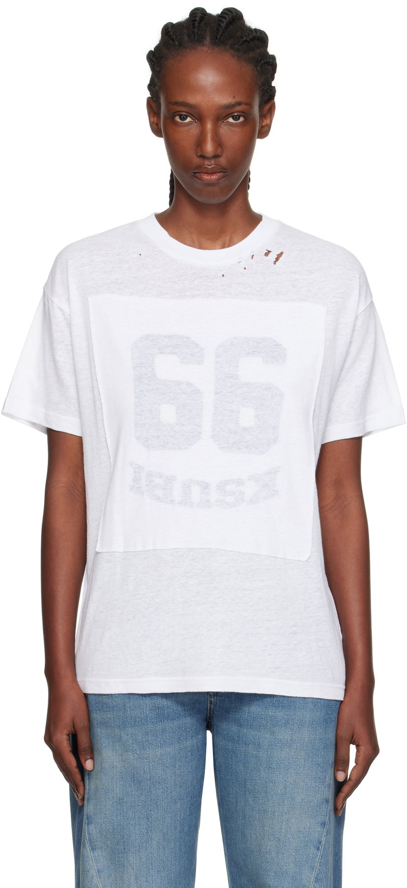 T-shirt Ksubi Ksubi '99' Oh G T-Shirt Hvid | WPF25TE019