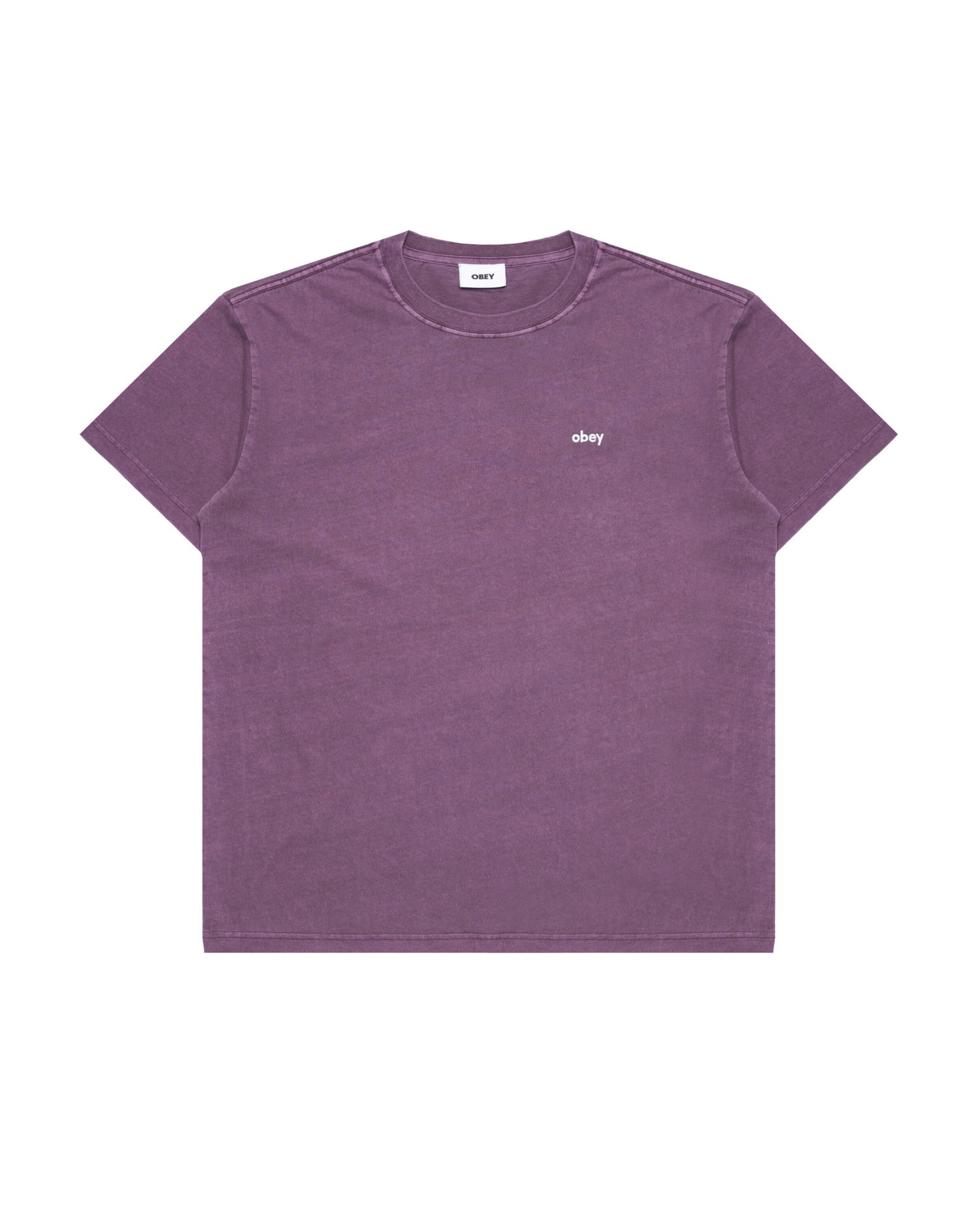 T-shirt OBEY Lowercase Pigment Tee Lilla | 131080353-PLP, 0
