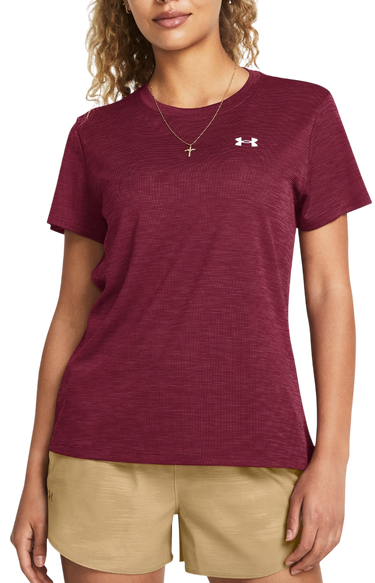T-shirt Under Armour T-Shirt Tech Textured Rød | 1383641-625, 0
