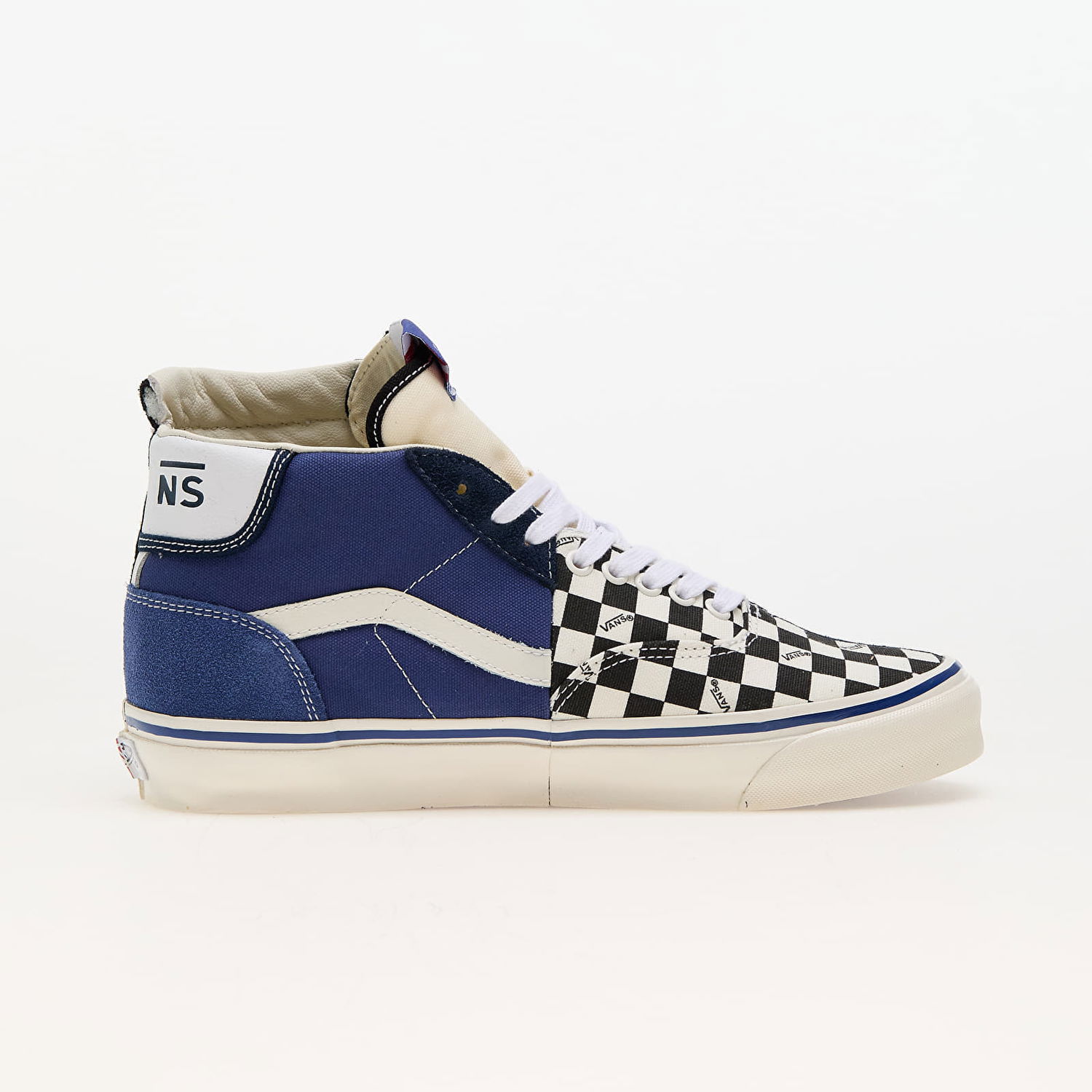 Sneakers og sko Vans Clash The Wall LX Suede/Canvas Black Checkerboard Mørkeblå | VN000CNKBKC1, 1