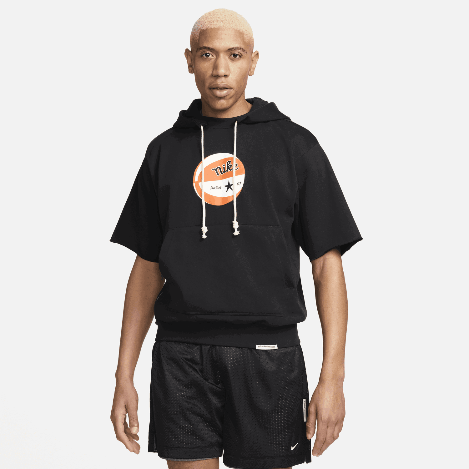 Sweatshirt Nike Standard Issue Dri-FIT Sort | FN2887-010, 0